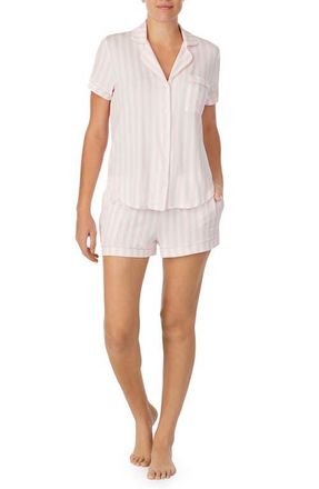 Kate Spade New York print short pajamas in Pink/White at Nordstrom, Size X-Small