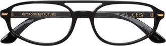Retro Superfuture Numero 153 Optical Frame - unisex - Brillen - Zwart - 55 MM - Accessoires