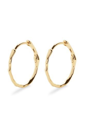 Monica Vinader Orecchini Small Siren Muse in oro giallo 14kt