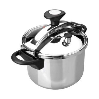 Lacor Olla A Presi&oacute;n Classic Lacor En Acero Inoxidable - Capacidad 12 Litros