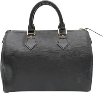 Louis Vuitton Pre-owned Vintage Boston Bag - Dames - Vintage Handtas - Zwart - ONE Size - Leer - Vintage