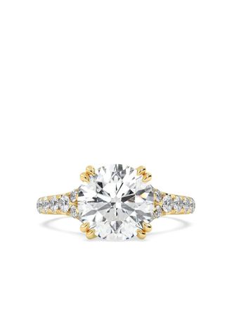 Tilla 14K yellow gold diamond wedding ring