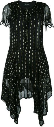 Zadig&Voltaire Kleedjes, Dames, Zwart, M, Flared Asymmetric Dress