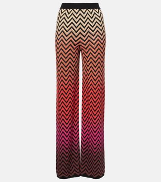 Missoni Zigzag cotton-blend palazzo pants