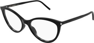 Saint Laurent Glasses, female, Black, Size: 55 MM SL 833 Cat Eye Frame