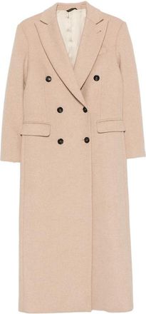 Eraldo Double-breasted Peaked-lapel Coat