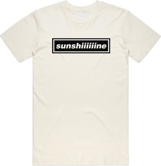 Sanfran Clothing Sunshiiine Top Britpop UK 90s 00s Merch Tour Rock Band 2025 Sunshine Going Shes Electric Unisex T-Shirt Tee Extra Large/Natural