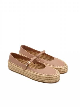 Paloma Barcel&oacute; Womens Olimpia Ballerina Mary Janes In Beige