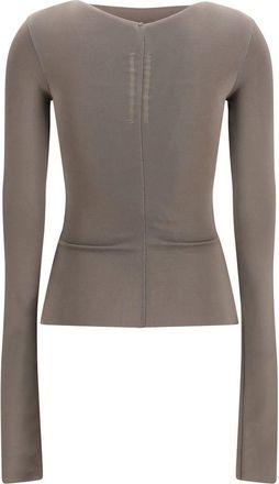 Rick Owens Womens Gray Viscose Shirt