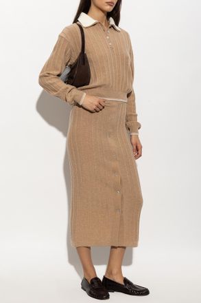 Paul & Shark Wool Skirt With Pockets, Womens, Beige