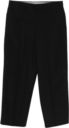 Pantaloni Torino Black Cotton Regular Fit Pants