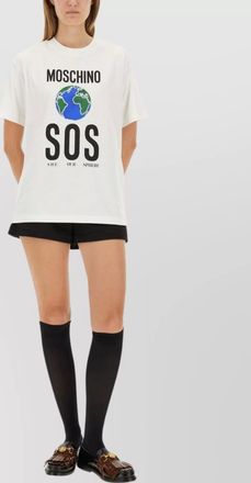 Moschino graphic print short sleeve t-shirt
