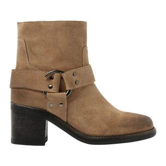 VIA VAI Schoenen, Dames, Beige, 39 EU, Denim, Flo Baker Enkellaarsjes