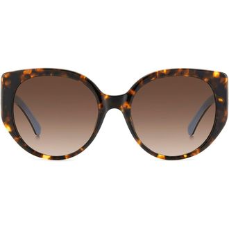 Kate Spade New York seraphina 55mm gradient round sunglasses in Havana/Brown Gradient at Nordstrom Rack