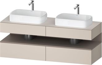 Duravit Qatego Consola Mueble Bajo Lavabo, 2 Extensiones, 2 - Duravit