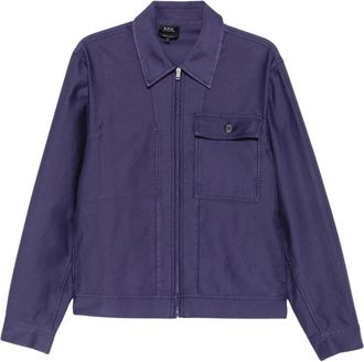 A.P.C. Light Jassen - Heren - Zomerjassen - Blauw - M - Jassen