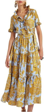 La DoubleJ Long And Sassy Dress - Dames - Casual kleedjes - Geel - M - Kleedjes