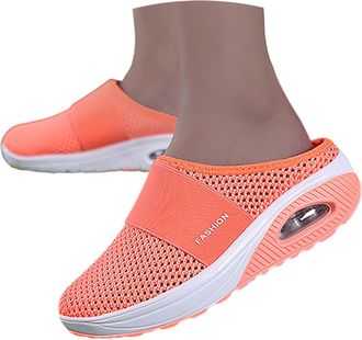Generic Clogs Womens Slippers Orthopaedic Shoes Mesh Summer Shoes Slip On Non-Slip Mules Health Shoes Diabetic Sandals Garden Shoes Care Shoes Cooking Shoes, 
