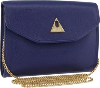 Bally Pre-owned Cross Body Bags, female, Blue, Size: ONE SIZE Pre-owned Shoulder Bag