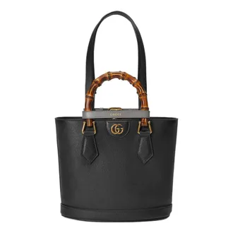 Gucci (WMNS) Gucci Diana Small Tote Bag Black 750396-UAAAY-1092