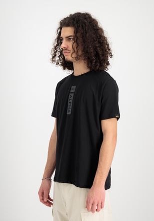 Alpha Industries T-Shirt ALPHA INDUSTRIES Alpha Puff Print T-Shirt, Herren, Gr. L, schwarz, Obermaterial: 100% Baumwolle, Shirts T-Shirt