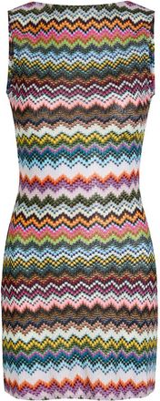 Missoni Zigzag Metallic-knit Cover-up Mini Dress - Multicoloured - 42 (UK12 / M)