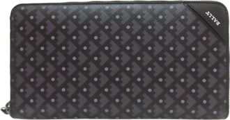 Bally Gray Pvc Long Wallet (Bi-Fold) (Pre-Owned)