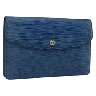 Louis Vuitton Clutch Vintage Pre-owned - - Pre-owned - Donna - Blu - ONE SIZE