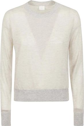C.T. Plage Cashmere Crewneck Sweater - Dames - Cashmere truien - Grijs - XS - Truien & Vesten