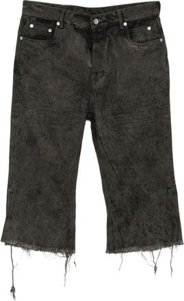 Rick Owens Bolan Cutoff Raw-cut Cropped Jeans