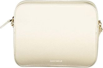 Coccinelle Tebe Bag - Dames - Schoudertassen - Wit - ONE Size - Katoen - Tassen