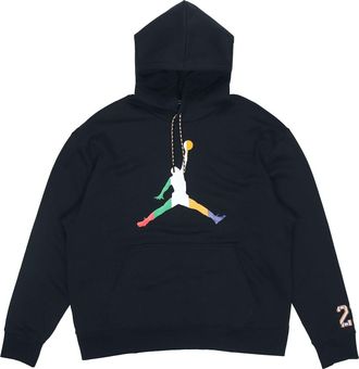 Nike Jordan Mens Air Jordan Multi-Color Large Logo Printing Autumn Black DN1471-010