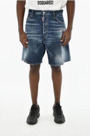 Dsquared2 Distressed Effect Denim Shorts size 54