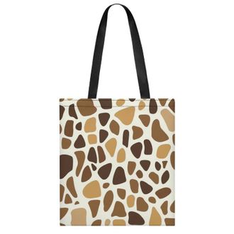 Generic Giraffe Skin Pattern Womens Tote Casual Shopping Bag Lightweight Shoulder Bags Hobos Handbag for Work Travel Daily 35x40cm