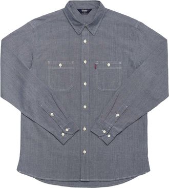 Sebago Mens Sheetbend Shirt (Blue Indigo) - Medium Blue Cotton - Size Small