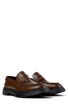 Camper Walden Penny Loafer in Medium Brown at Nordstrom, Size 41