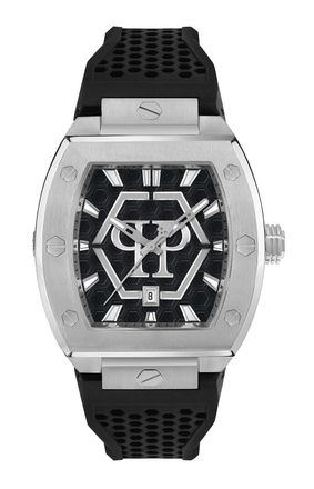 Philipp Plein The Hexagon Phantom Mens Black Watch PWPUA0524 - One Size