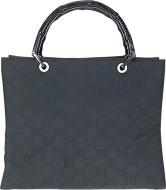 Gucci Bamboo Gg Tote (Authentic Pre-Loved)