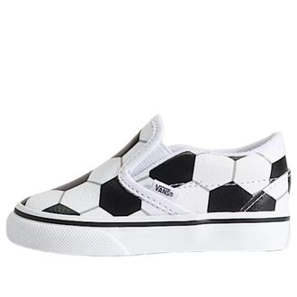 Vans (TD) Vans Classic Slip-On Soccer Black White VN00112BBMW