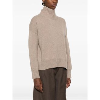 Aragona Cashmere Turtleneck Sweater - Beige