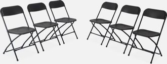 Sweeek Sillas Plegables Para Eventos, Set De 6