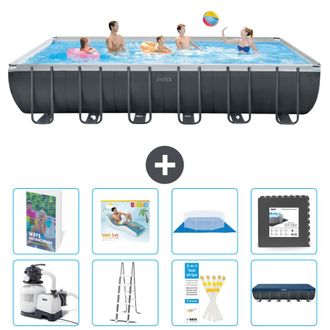 Intex Piscina Ultra Xtr Rectangular - 732x366x132 Cm - 9-piezas S533