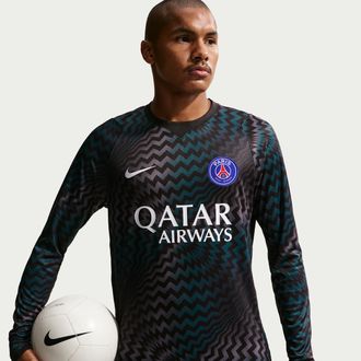 Nike Paris Saint-Germain 2026/27 Stadium Goalkeeper Nike Mens Dri-FIT Soccer Replica Jersey in Black | IO8347-011