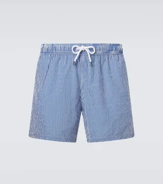 Fedeli Madeira striped swim trunks