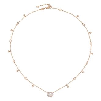 Gucci 18kt Pink Gold and Diamond Necklace