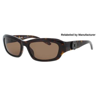 Balenciaga Ladies Brown Rectangular Sunglasses BB0409S002R