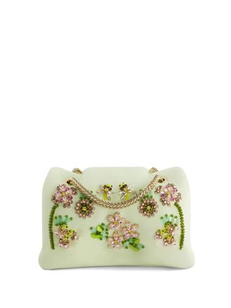Giambattista Valli bead-embellished shoulder bag - Green