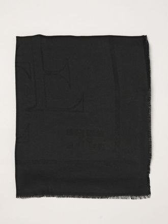Elisabetta Franchi Solid Scarf in a Soft Viscose and Modal Blend
