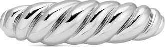 Ettika Twisted Oblong Hair Barrette in Silver at Nordstrom