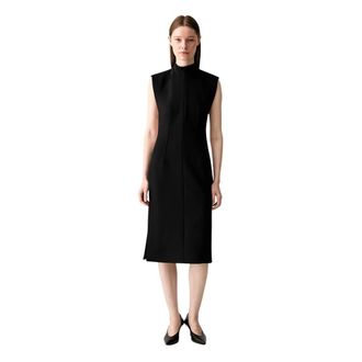 Sportmax Vestido Alete - Dresses - Mujer - Negro - S